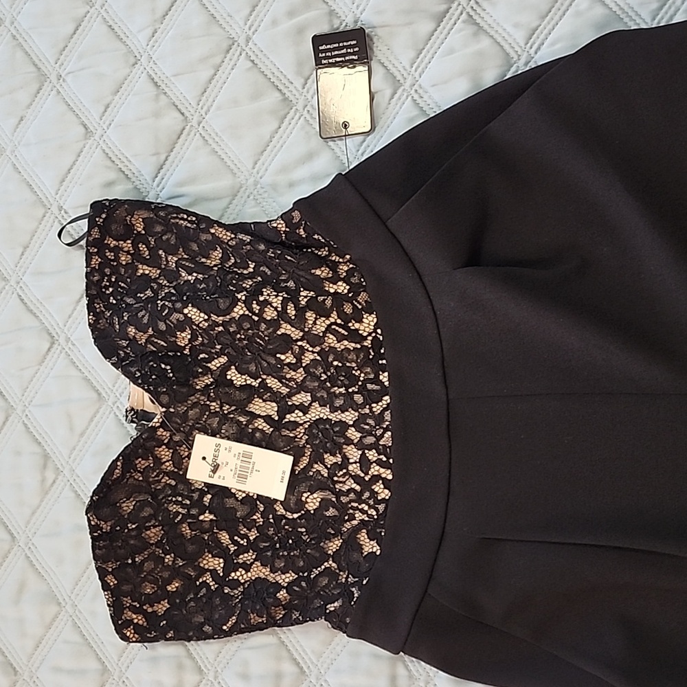 Black lace jumpsuit